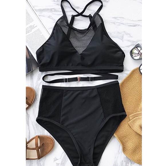 Strappy Mesh Bikini S-XXL - Picture 2 of 4